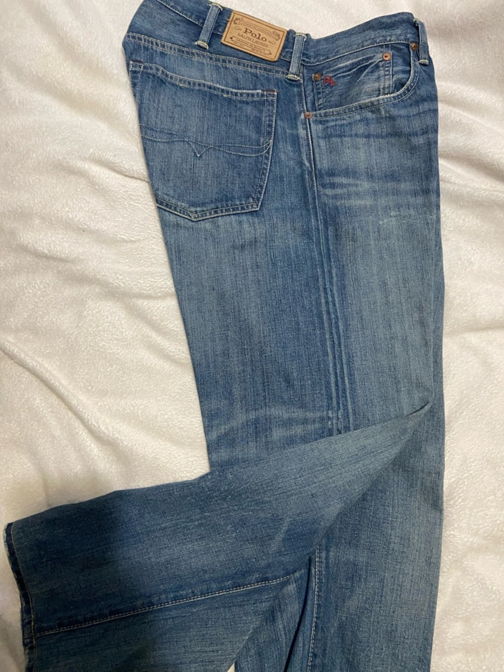 Polo by Ralph Lauren Men’s Bootcut Jeans - Blue Wash